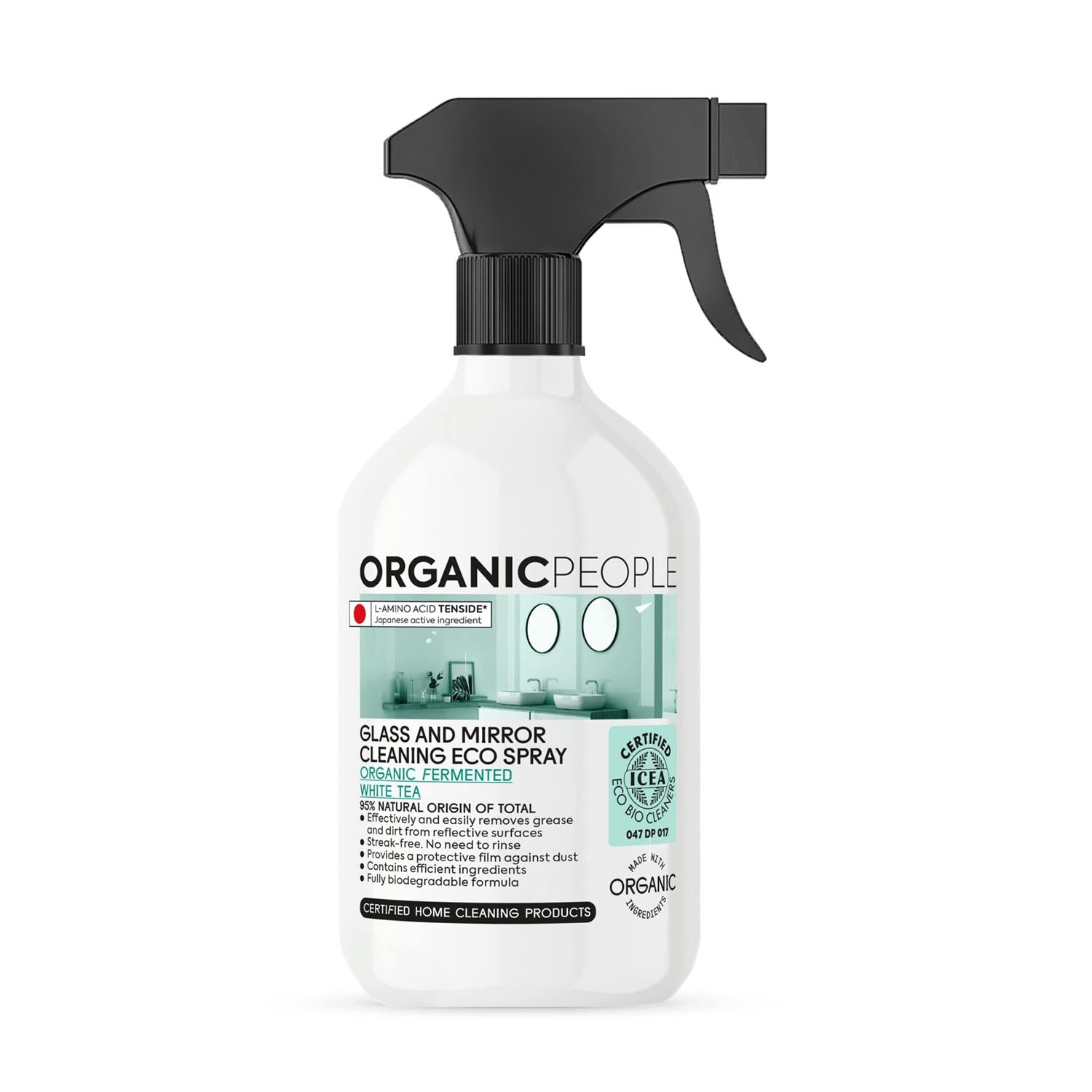 Organic People Glass Mirror Cleansing Eco Spray 200Ml Vaporizador